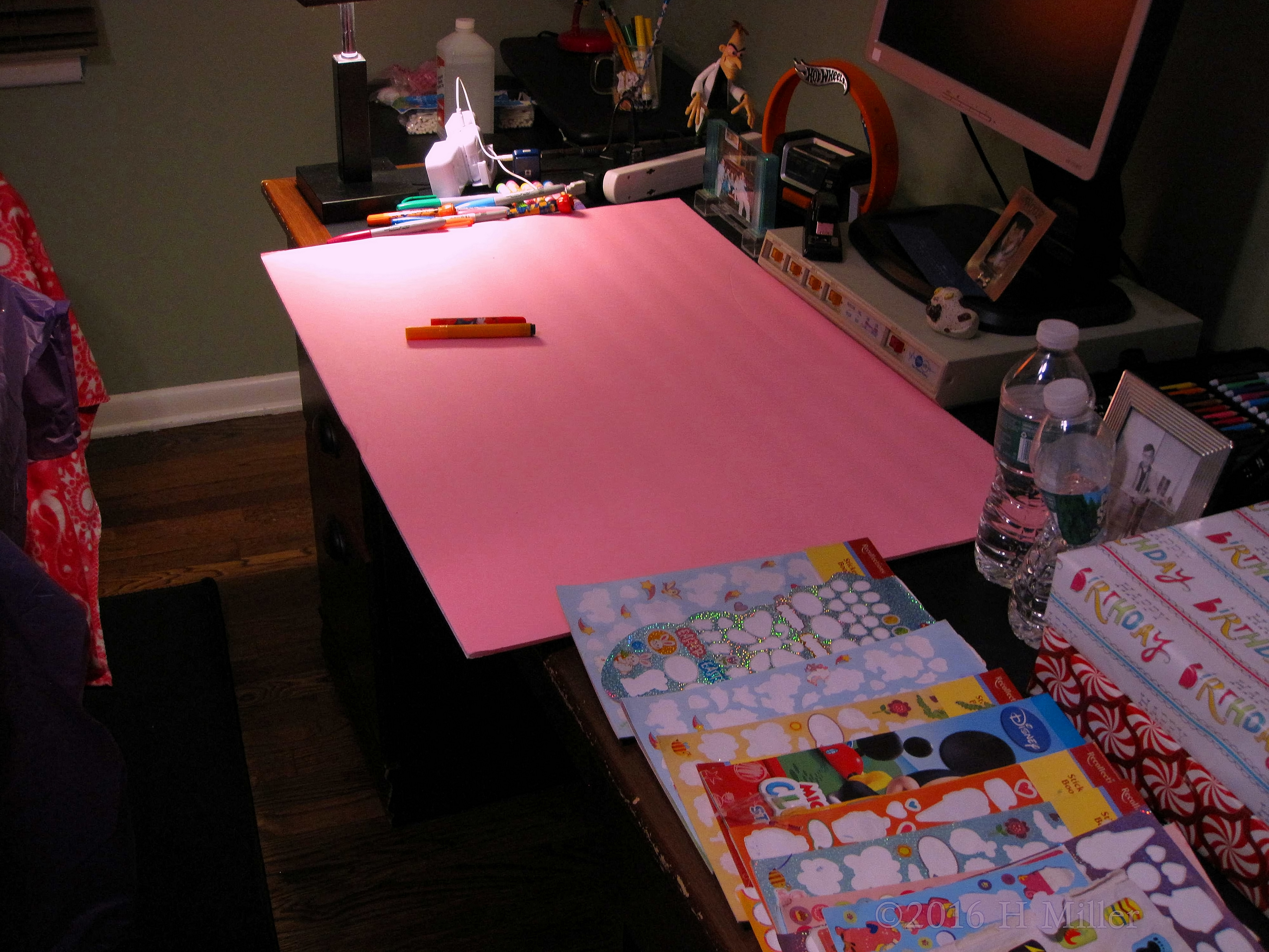 Stickers And Markers For The Birthday Card Stickers And Markers For The Birthday Card